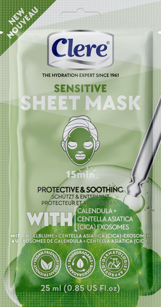clere sensitive face mask